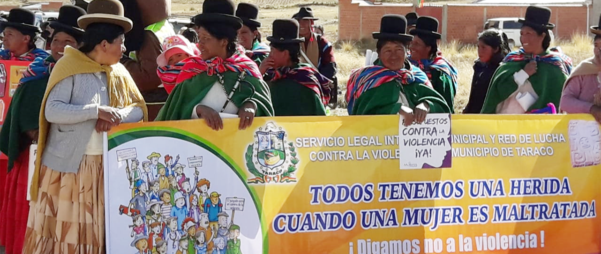 En Taraco se movilizan contra la violencia hacia las mujeres | CIPCA ...
