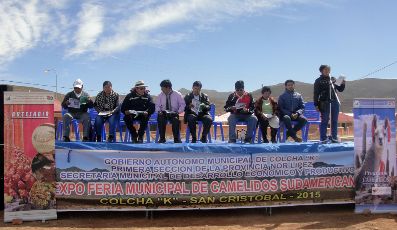 En Colcha-k se realizó la II Expo Feria Municipal de Camélidos Sud Americanos