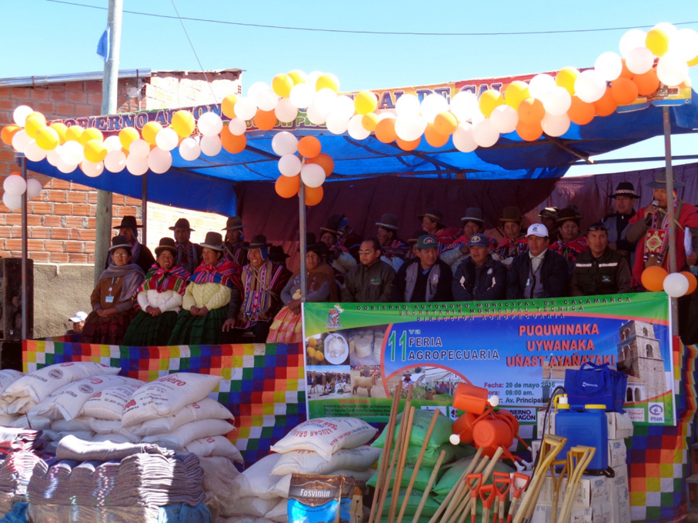 Feria agropecuaria municipal resalta la producción agroecológica en Calamarca
