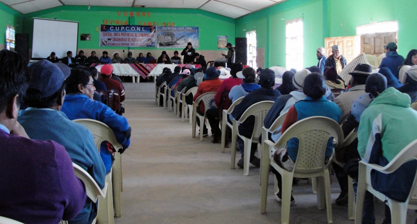 Comunidades originarias de Nor Lípez y campesinos de Altiplano Sur trabajan políticas de desarrollo