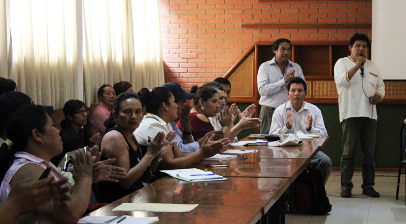 Dirigentes indígenas de tierras bajas debaten sobre autonomías indígenas en Santa Cruz