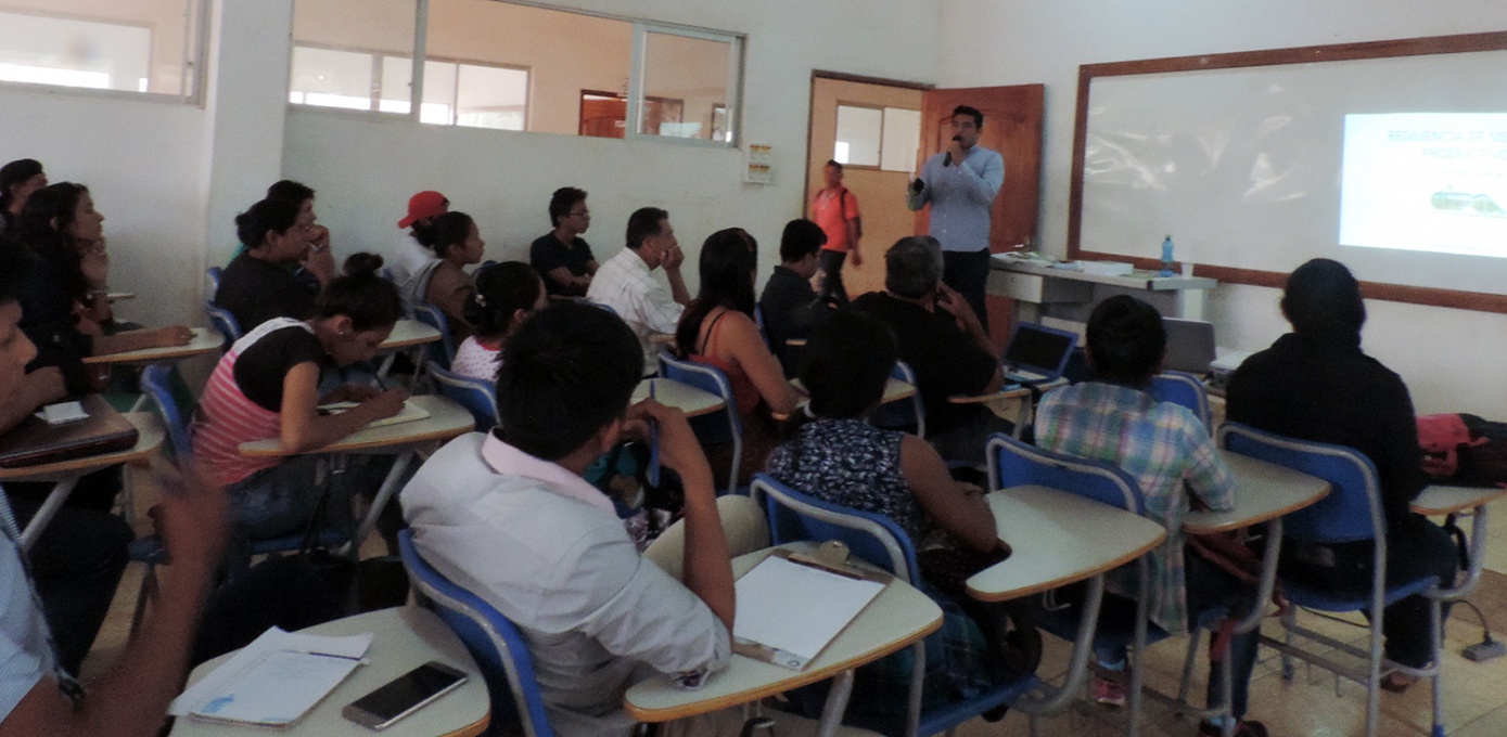 CIPCA presentó investigación sobre capacidad de resiliencia de sistemas productivos en la Universidad Autónoma del Beni