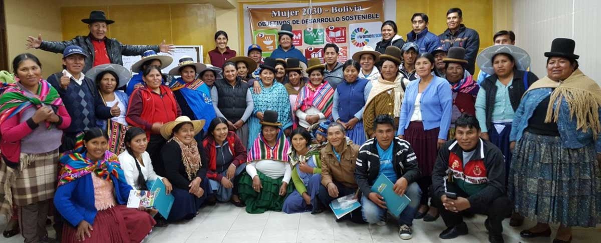 Organizaciones indígenas originarias analizan los alcances de la implementación de los ODS en Altiplano y Valles