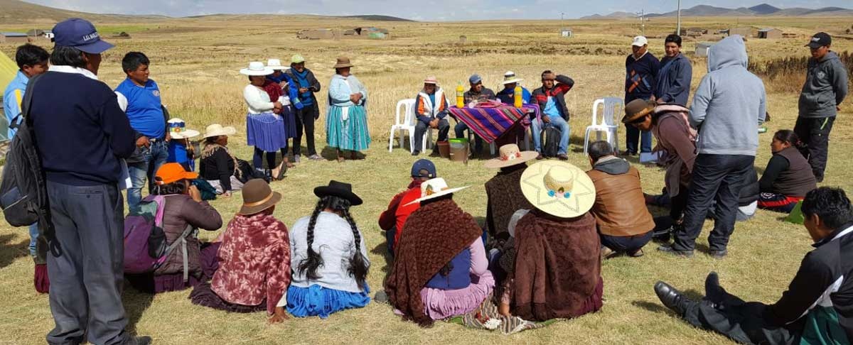 Líderes de Cochabamba, Norte de Potosí y La Paz intercambiaron experiencias en gestión de riesgos, resiliencia y agendas organizativas