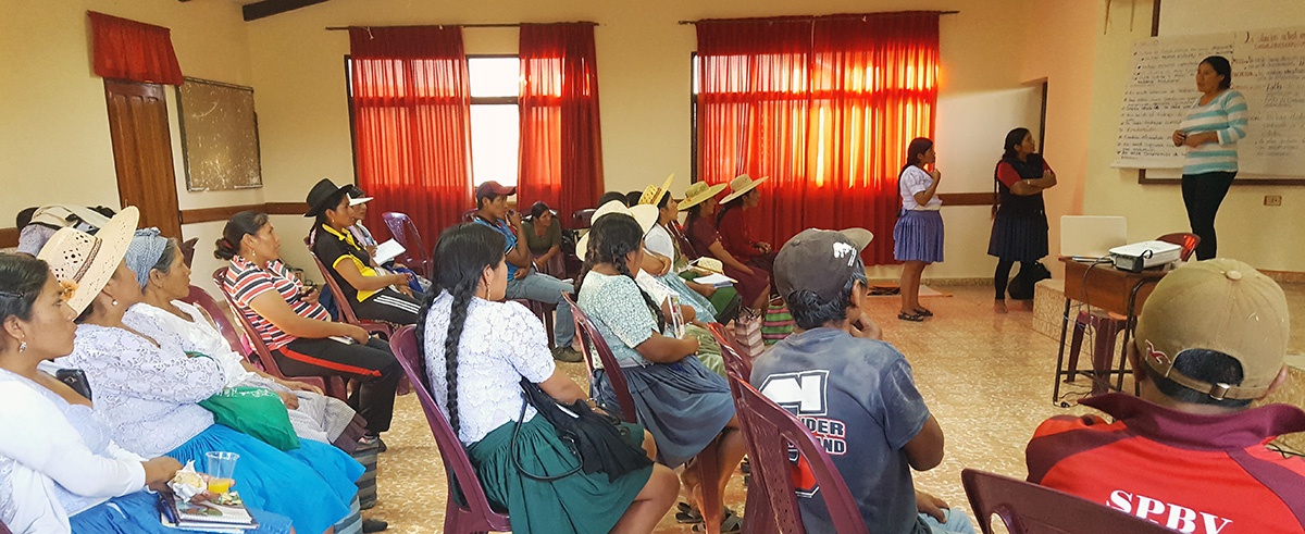 Mujeres y hombres de Norte Potosí y Cochabamba se formaron en liderazgo e incidencia política con componente de género