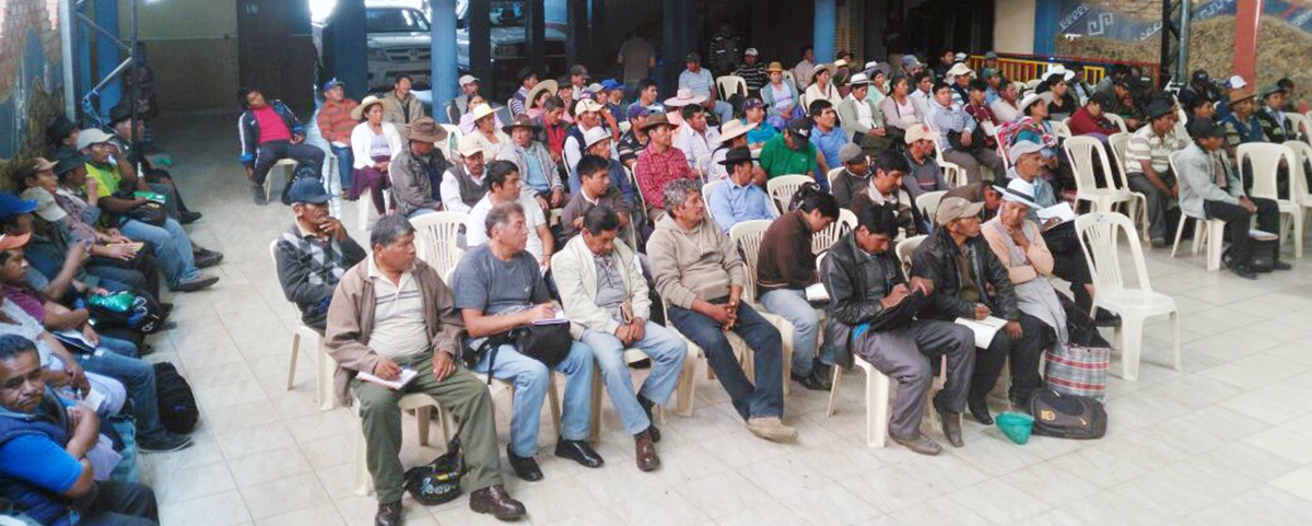 Organizaciones campesinas de Cochabamba desarrollaron Cumbre Productiva