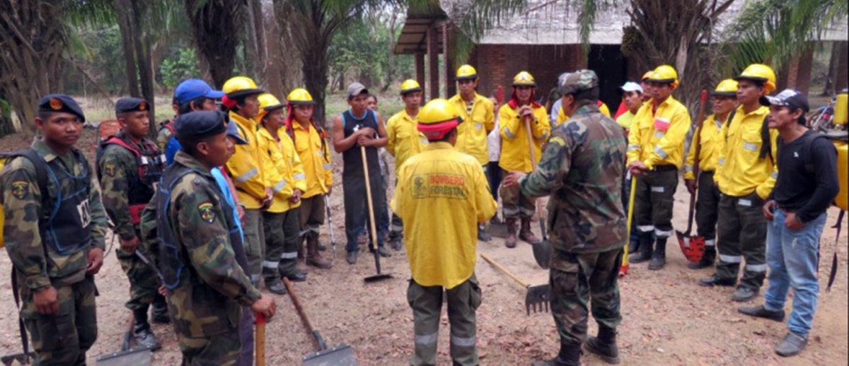 Curso de prevención de incendios forestales reunió a bomberos tradicionales e indígenas