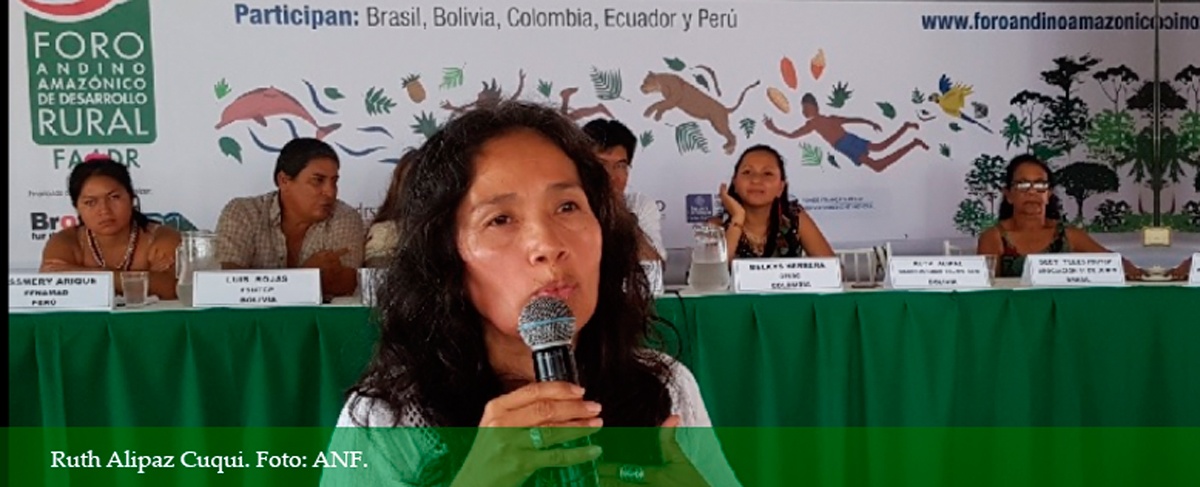 Dirigenta denuncia que en Bolivia está en curso un plan de extinción de los pueblos indígenas
