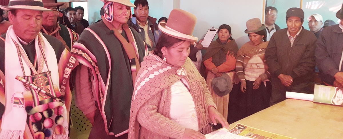 San Pedro de Totora inició el proceso de elaboración de su ley de gestión de riesgos