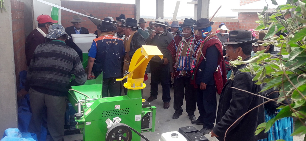 Asociaciones de Calamarca intercambian experiencias sobre fortalecimiento de las bases productivas