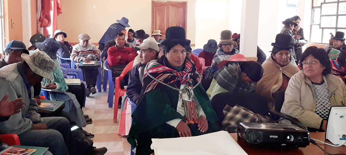 Líderes inician capacitación en ganado camélido y desarrollo rural integral en el municipio San Andrés de Machaca