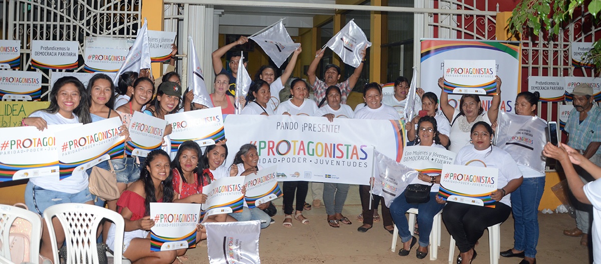 Mujeres y jóvenes de Pando ejercen sus derechos políticos