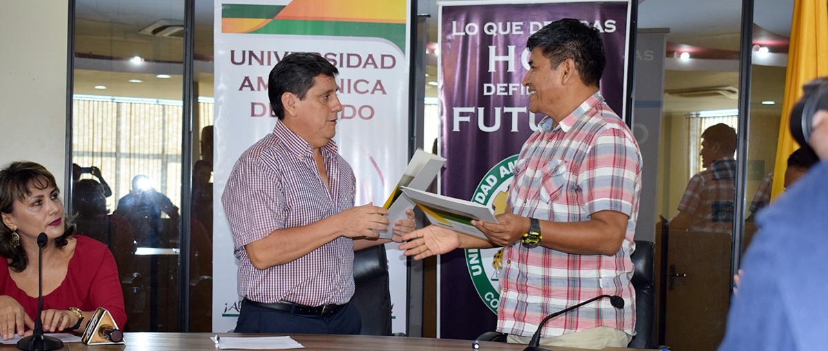 Universidad Amazónica de Pando y CIPCA firman convenio para hacer investigaciones