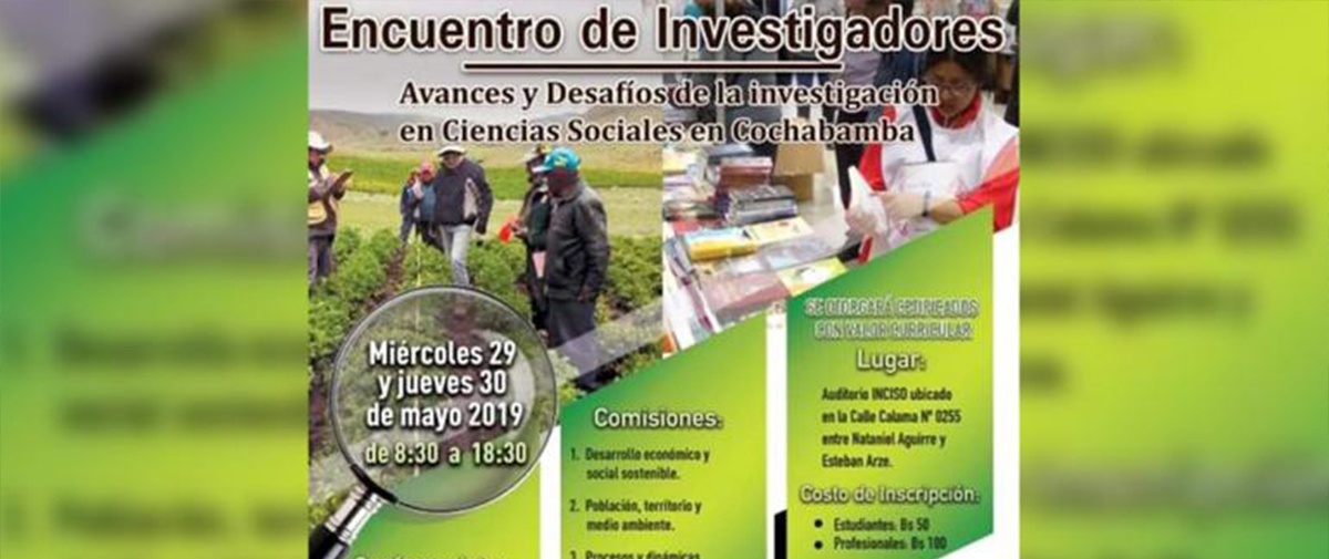 Encuentro reunirá a investigadores de las ciencias sociales