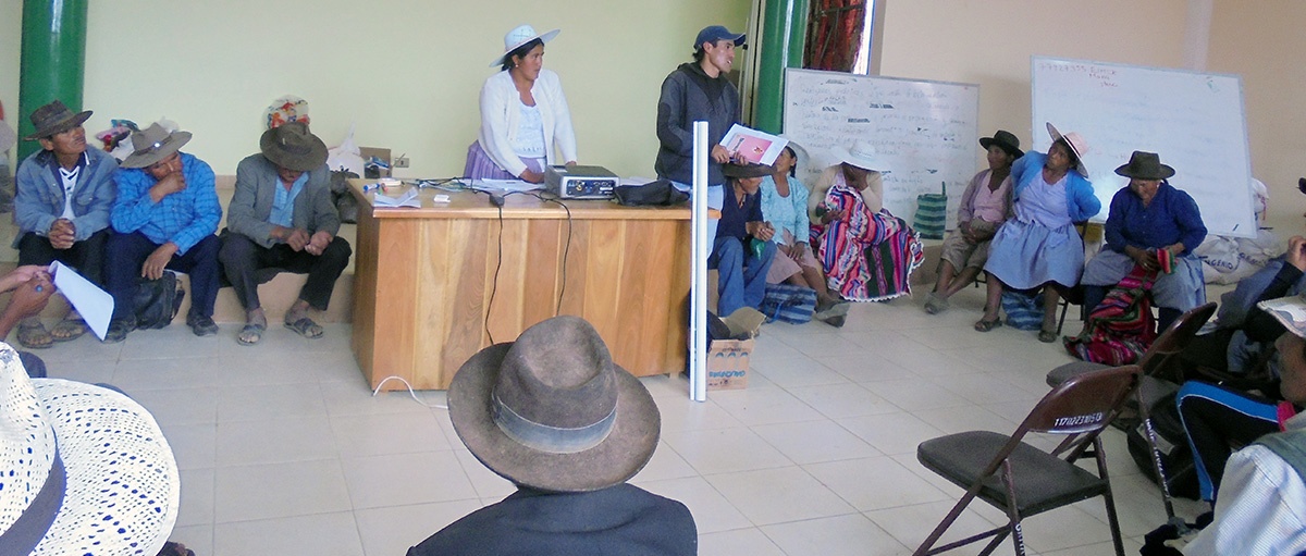 Autoridades de la organización campesina de Anzaldo priorizan la protección y la forestación de fuentes de agua a nivel municipal