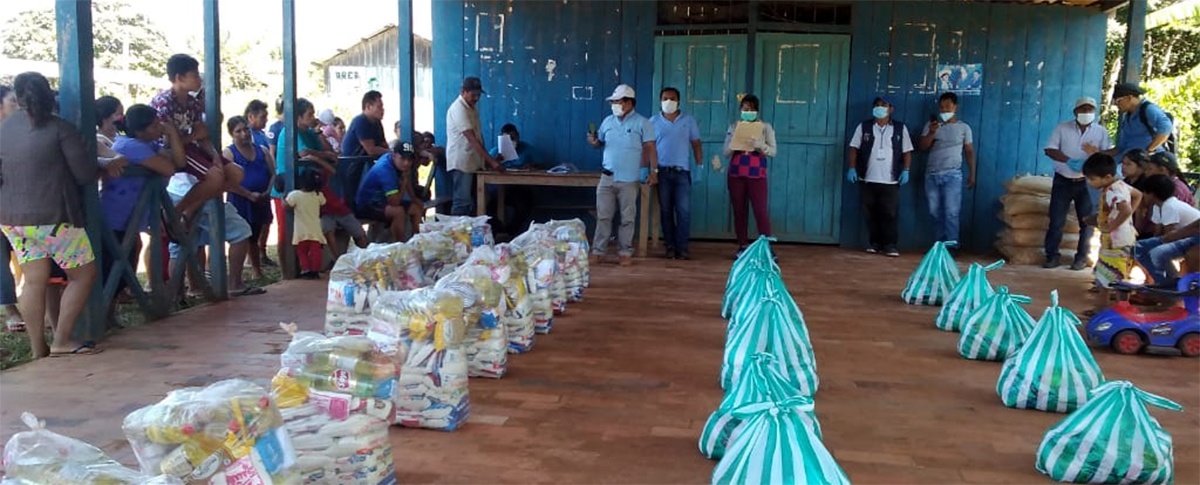 Familias campesinas del Norte Amazónico garantizan su alimentación con su producción y las raciones del gobierno