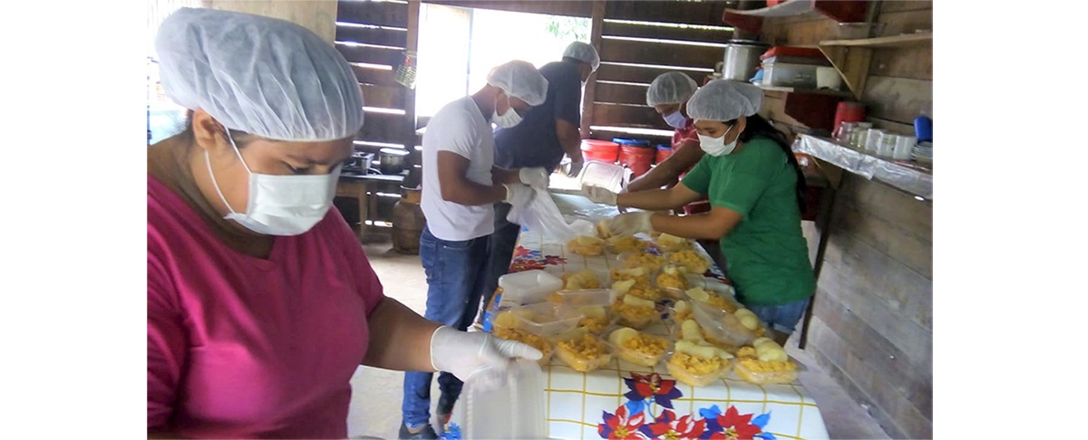 Los piscicultores de Yotaú apoyan a los más afectados en la Pandemia COVID 19 en su comunidad