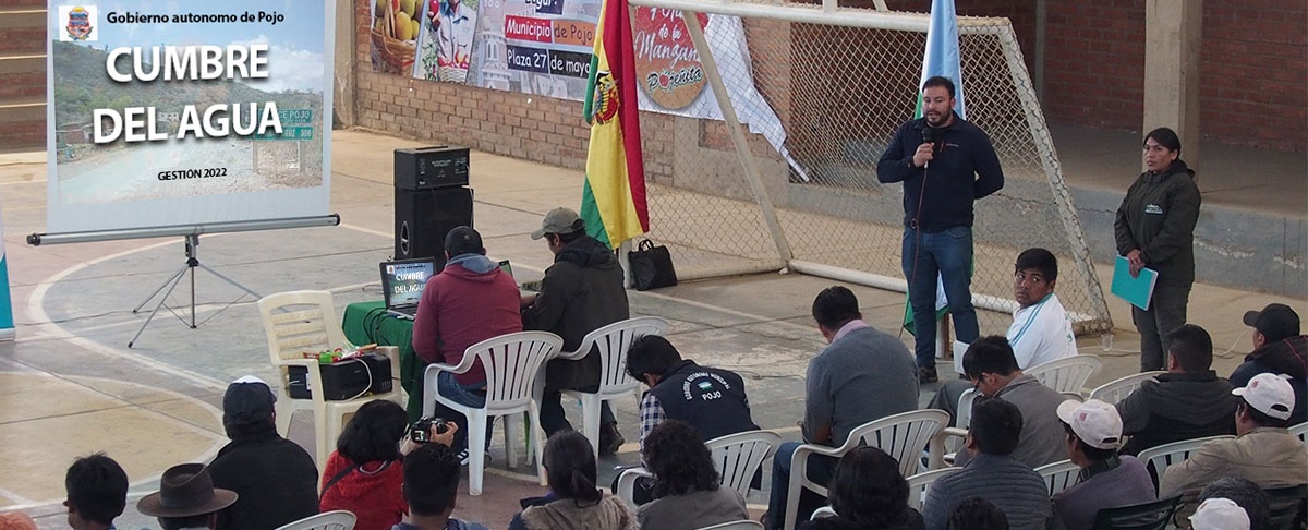 II Cumbre Municipal del Agua del municipio de Pojo.