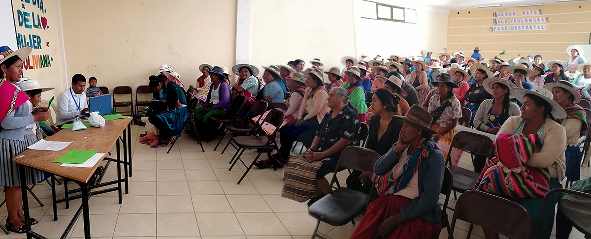 Mujeres líderes y dirigentes del municipio de Acasio visibilizan y exigen sus derechos.
