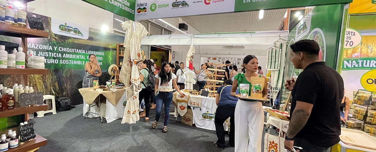 La Amazonía Boliviana se hace presente una vez más en Expocruz 2024, una plataforma para la conservación y la economía local