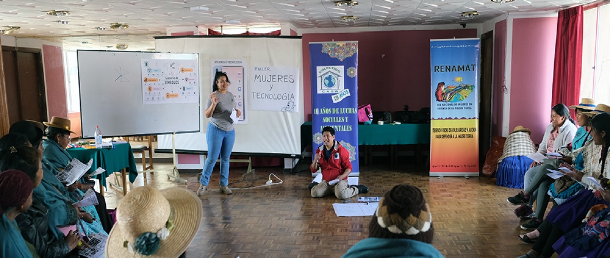 Tecnología al servicio de la defensa territorial: Mujeres Uru y Defensoras de la Madre Tierra fortalecen su liderazgo digital