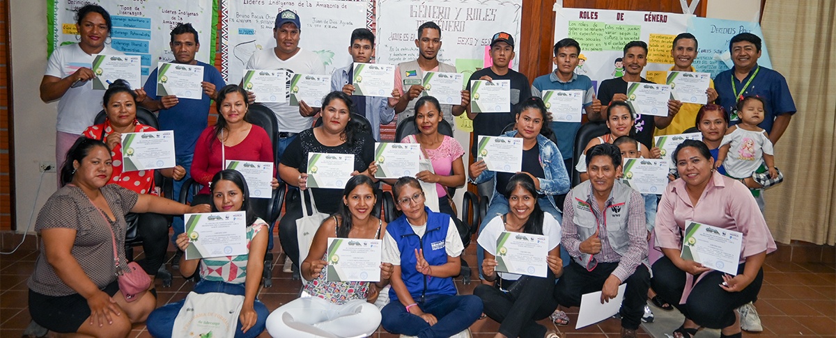 32 jóvenes concluyen programa de liderazgo en el Norte Amazónico