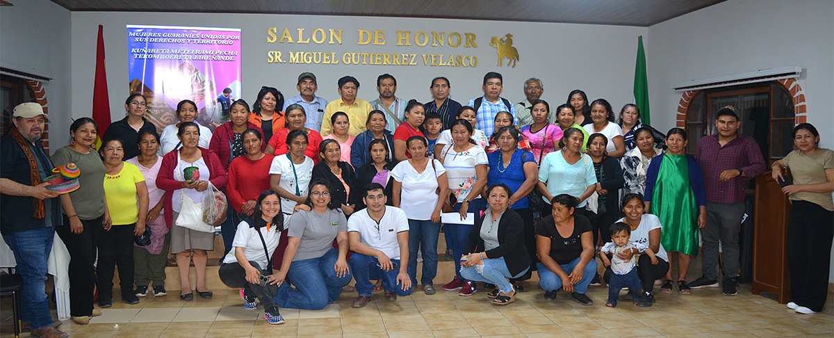Intercambio de experiencias: mujeres guaraníes unidas en defensa de sus derechos y territorios
