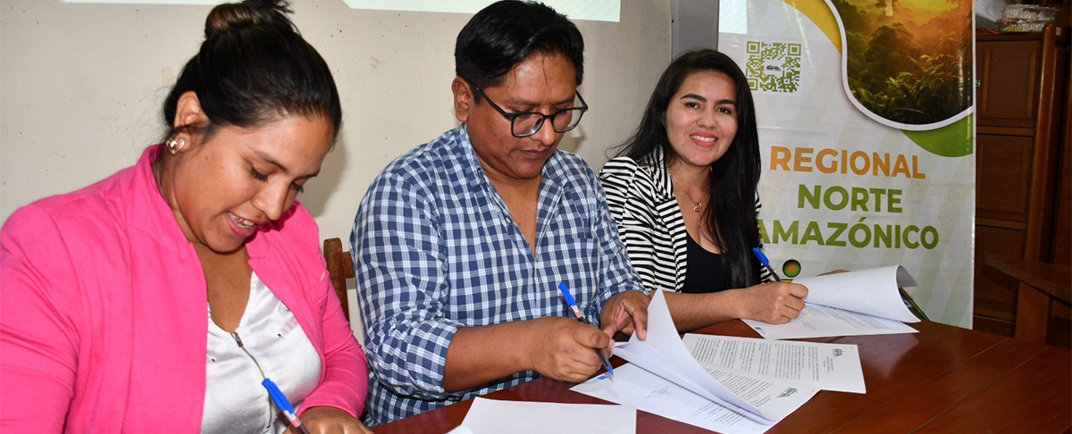 CIPCA Norte Amazónico firma convenios con jóvenes y mujeres emprendedoras del norte amazónico