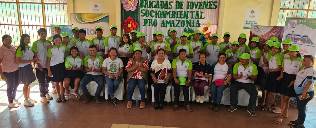 Jóvenes de Puerto Gonzalo Moreno se organizan en Brigada Socioambiental Pro Amazonía