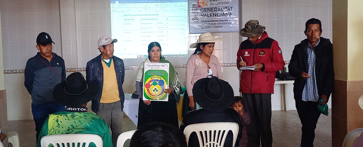 Productores de la cuenca del río Caine conforman comité impulsor del Sistema Participativo de Garantía (SPG)