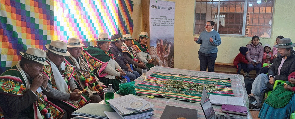 Mujeres de San Pedro de Totora presentan un Plan Integral para incorporar sus demandas en la gestión municipal