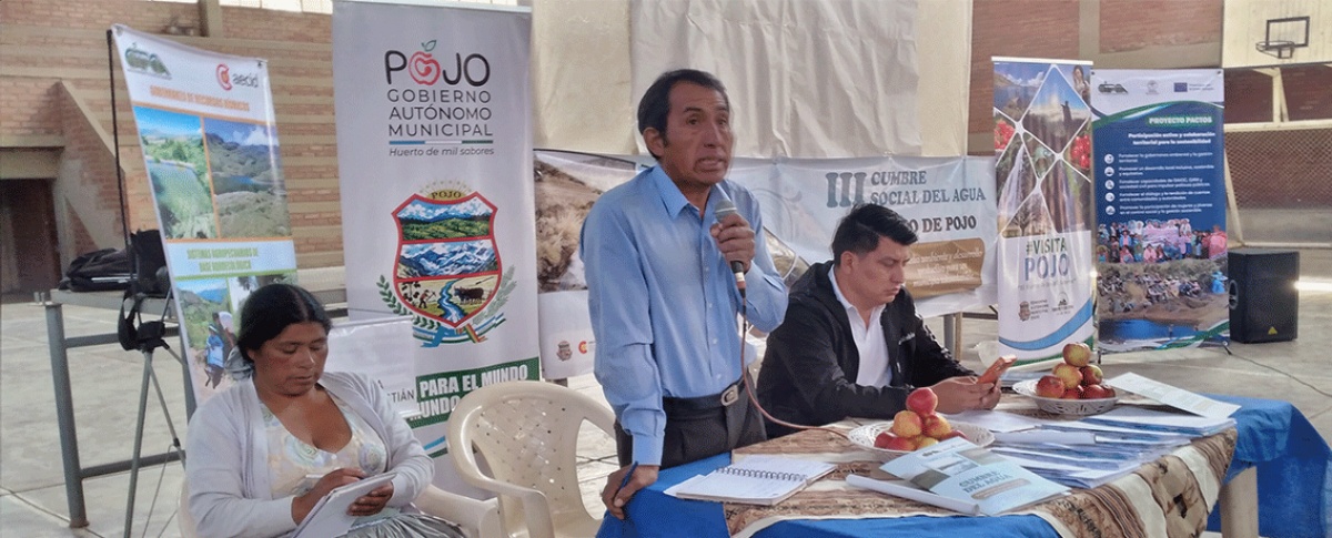 Tercera Cumbre Social del Agua de Pojo define acciones para proteger las fuentes hídricas y enfrentar el cambio climático