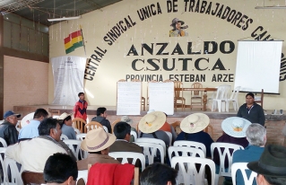 Productores de Anzaldo plantaeron propuestas para fortalecer la agricultura familiar campesina 
