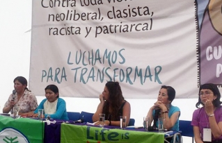 CIPCA socializó investigación sobre aporte económico de las mujeres en la Cumbre de los Pueblos  y la Carpa de las Mujeres en Chile