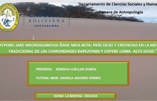 Estudiante guaraní marca hito al defender su tesis de grado en la UCB de forma bilingüe y virtual