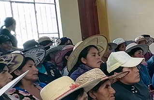 Organización de Mujeres Originarias de Torotoro, determinan propuestas para su inserción en el Plan Operativo Anual 2024