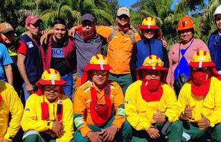 Bomberos comunitarios y productores ganaderos fortalecen sus capacidades para prevenir incendios forestales en Guarayos