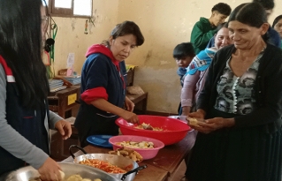 Anzaldo apuesta por la soberanía alimentaria y el rendimiento escolar